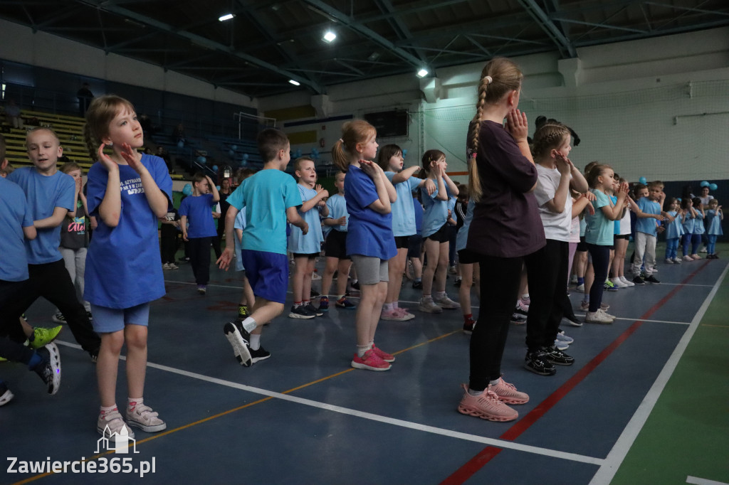 Fotorelacja II: Niebieskie Igrzyska zorganizowane przez SP4 w Zawierciu