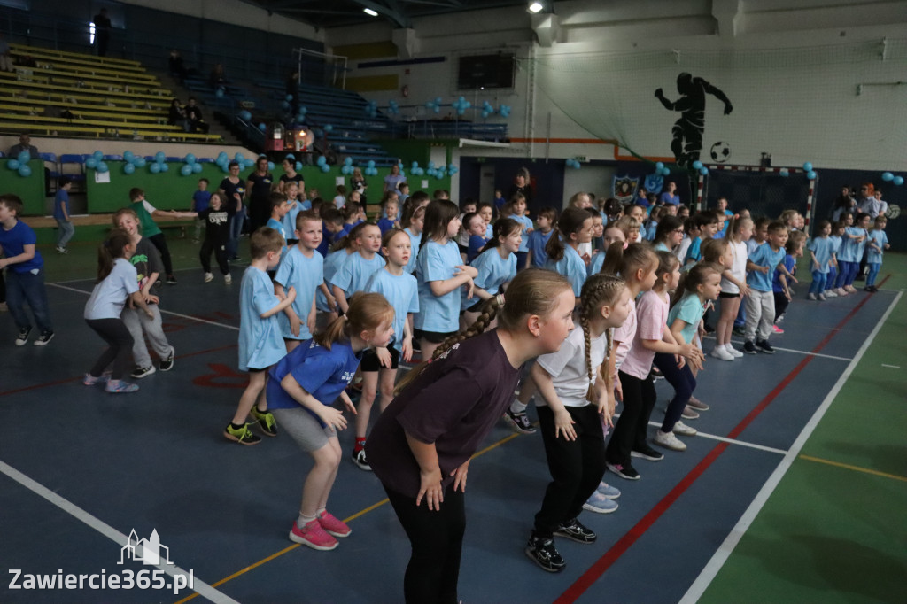 Fotorelacja II: Niebieskie Igrzyska zorganizowane przez SP4 w Zawierciu