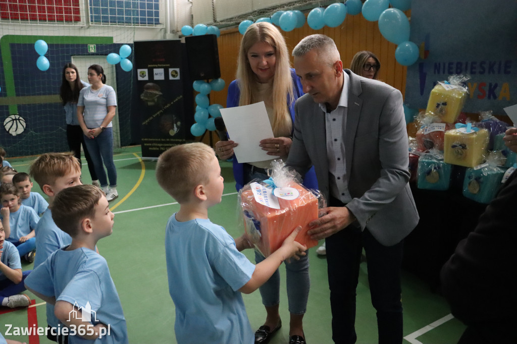 Fotorelacja II: Niebieskie Igrzyska zorganizowane przez SP4 w Zawierciu