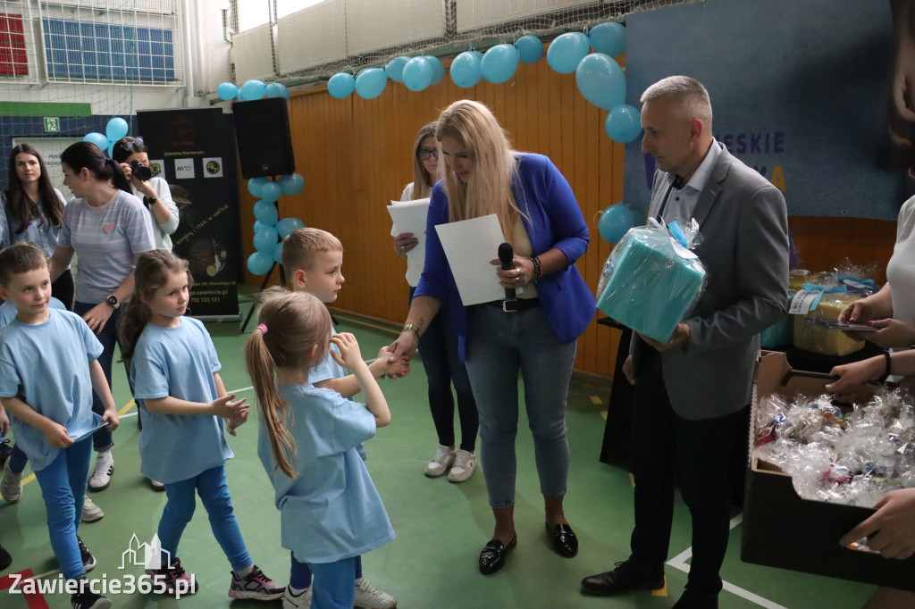 Fotorelacja II: Niebieskie Igrzyska zorganizowane przez SP4 w Zawierciu