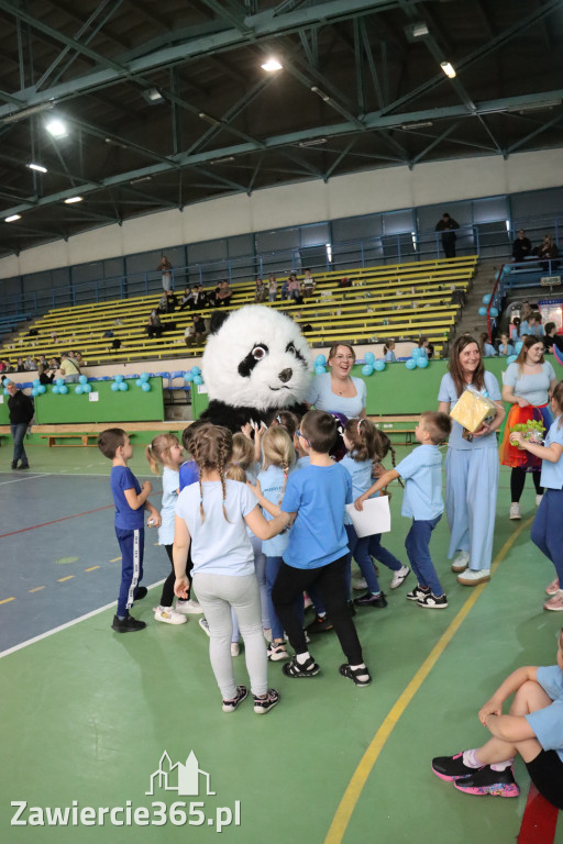 Fotorelacja II: Niebieskie Igrzyska zorganizowane przez SP4 w Zawierciu