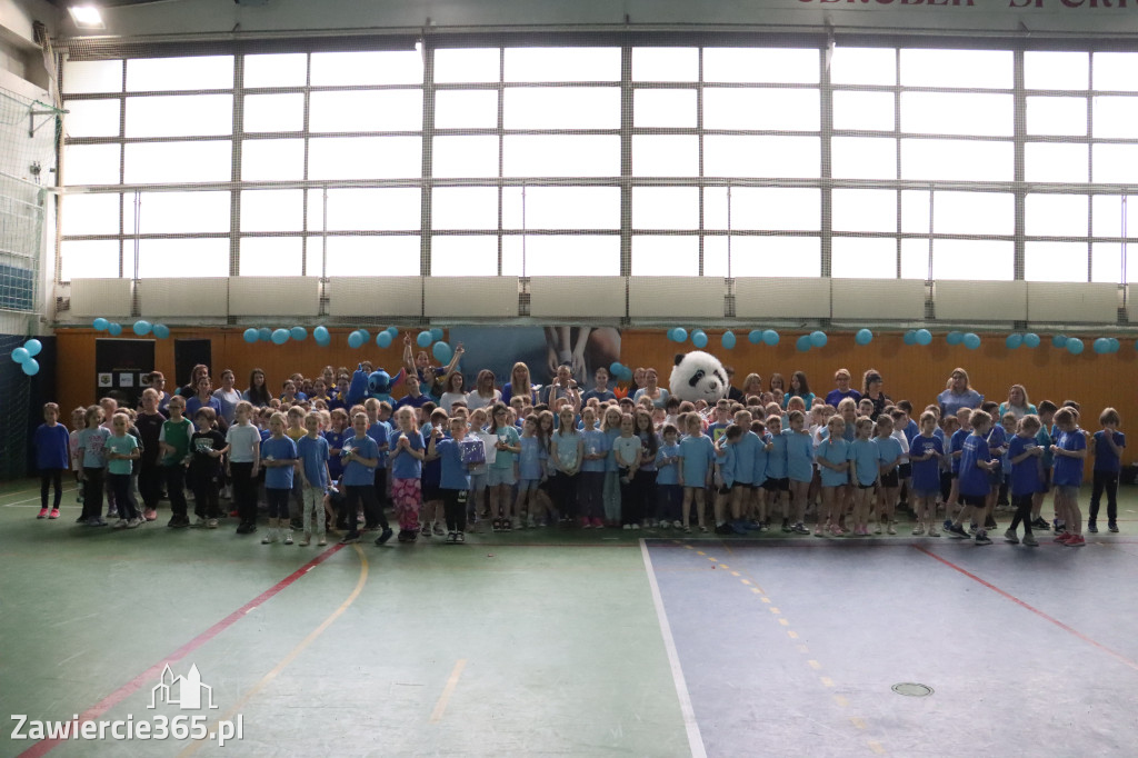 Fotorelacja II: Niebieskie Igrzyska zorganizowane przez SP4 w Zawierciu