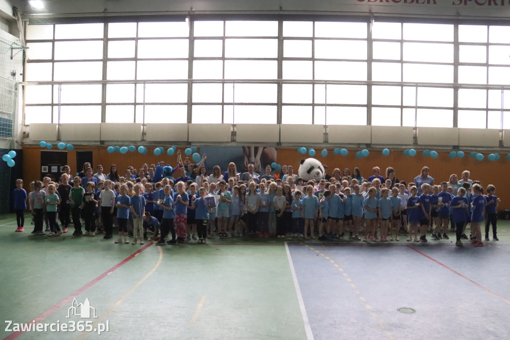 Fotorelacja II: Niebieskie Igrzyska zorganizowane przez SP4 w Zawierciu