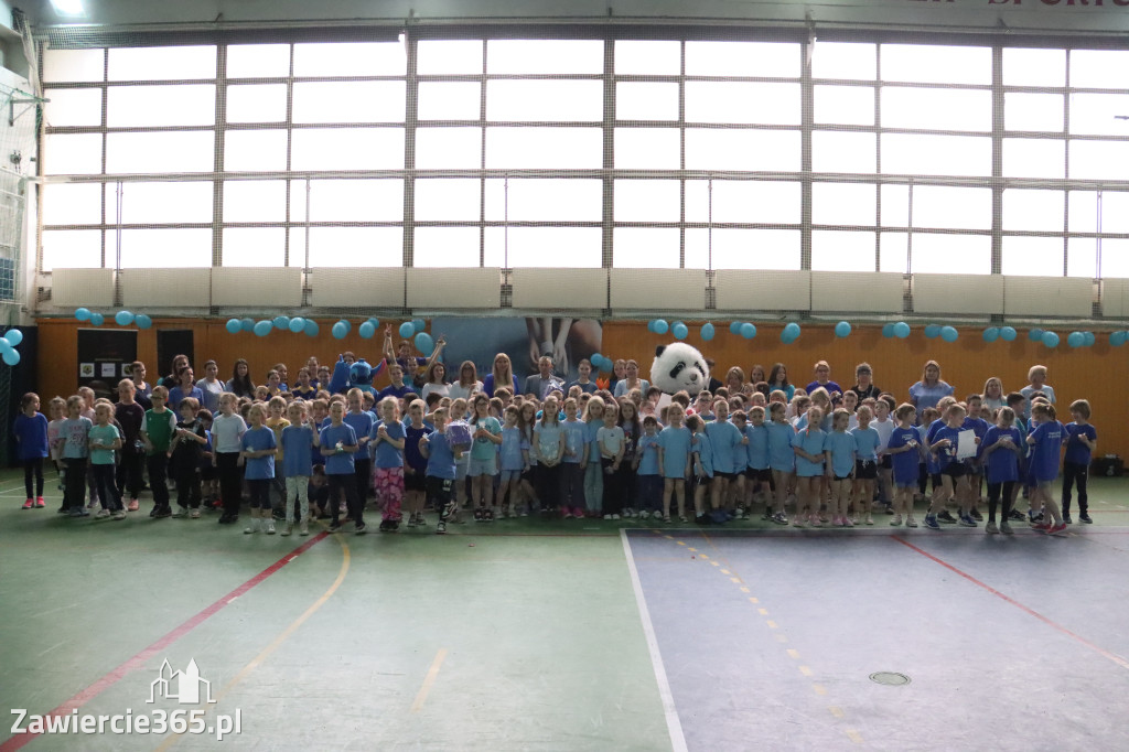 Fotorelacja II: Niebieskie Igrzyska zorganizowane przez SP4 w Zawierciu