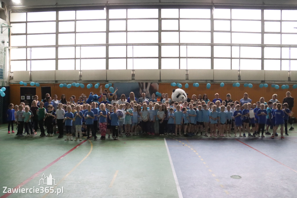 Fotorelacja II: Niebieskie Igrzyska zorganizowane przez SP4 w Zawierciu