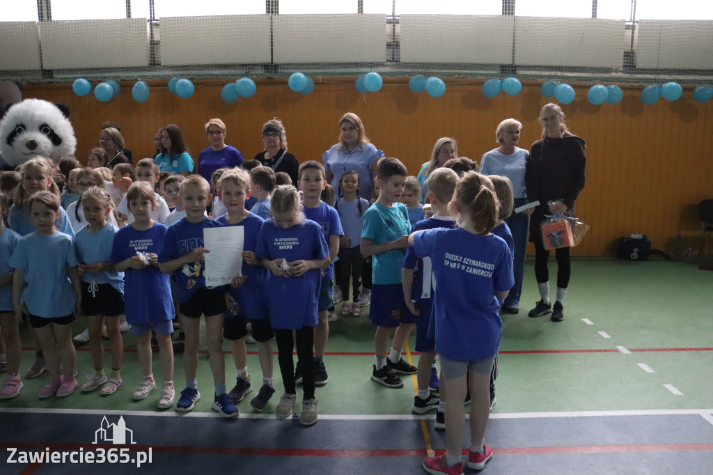 Fotorelacja II: Niebieskie Igrzyska zorganizowane przez SP4 w Zawierciu