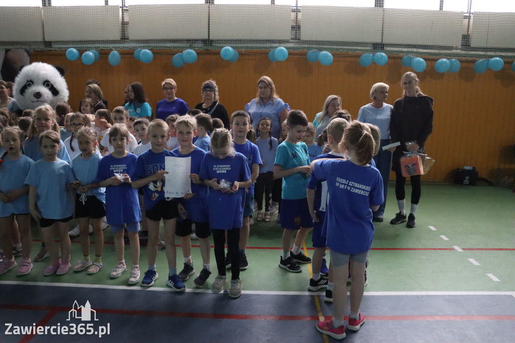 Fotorelacja II: Niebieskie Igrzyska zorganizowane przez SP4 w Zawierciu