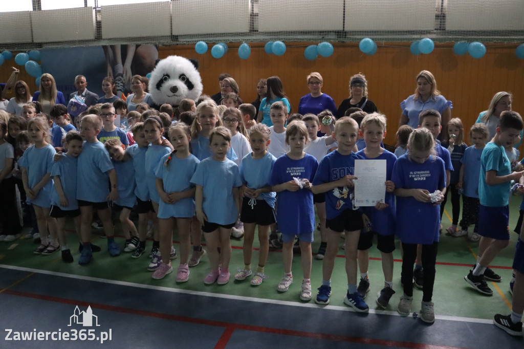 Fotorelacja II: Niebieskie Igrzyska zorganizowane przez SP4 w Zawierciu