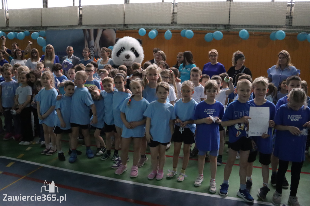 Fotorelacja II: Niebieskie Igrzyska zorganizowane przez SP4 w Zawierciu