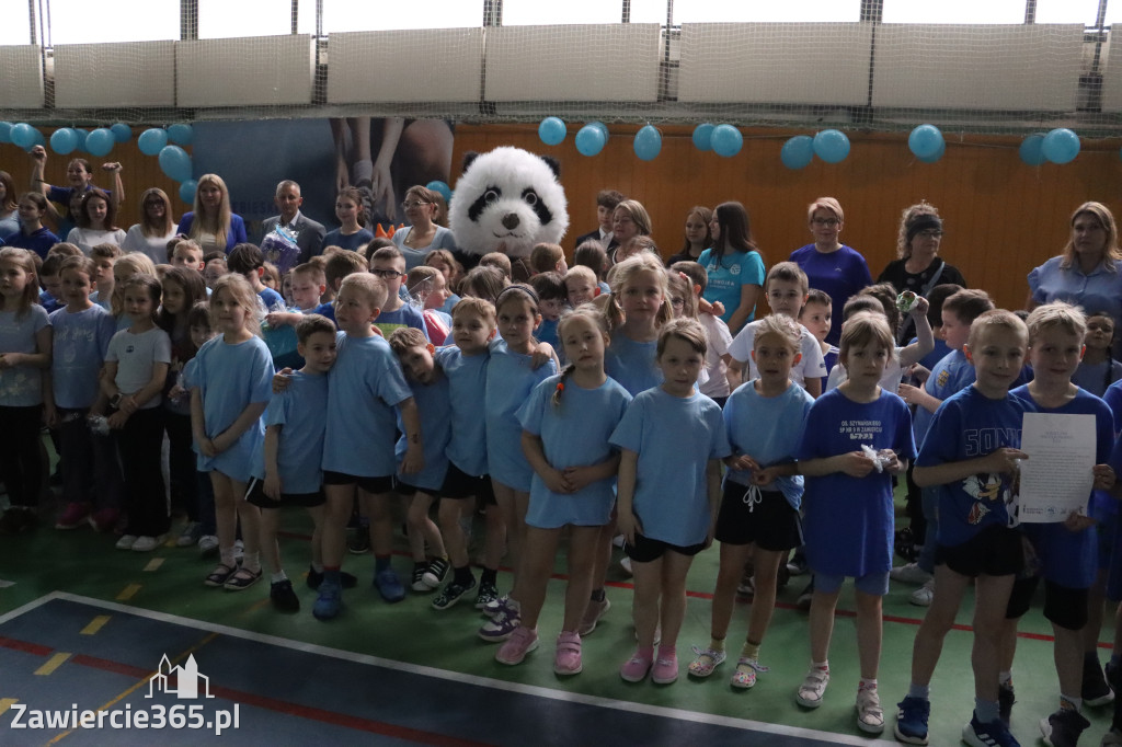Fotorelacja II: Niebieskie Igrzyska zorganizowane przez SP4 w Zawierciu