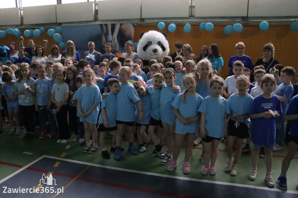 Fotorelacja II: Niebieskie Igrzyska zorganizowane przez SP4 w Zawierciu