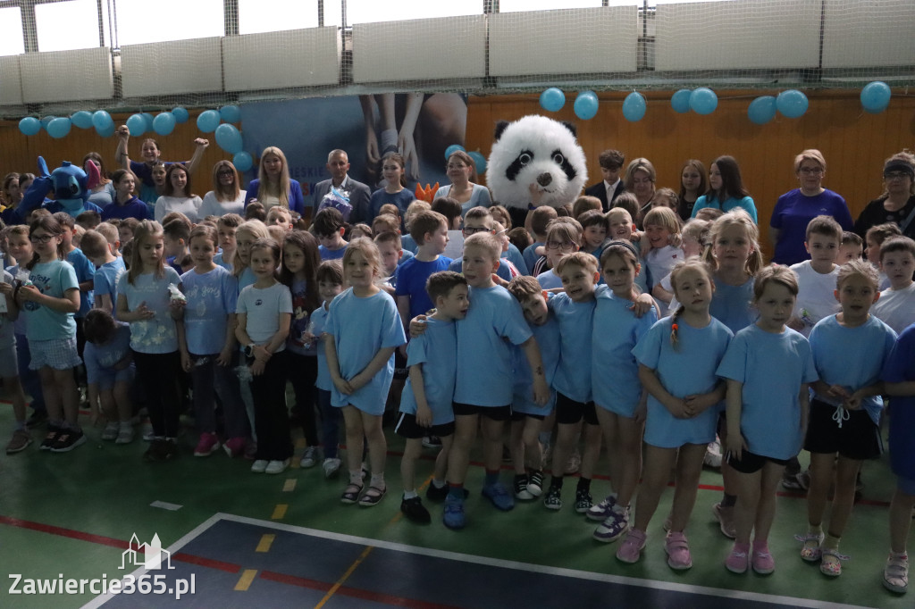 Fotorelacja II: Niebieskie Igrzyska zorganizowane przez SP4 w Zawierciu