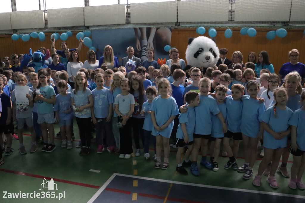 Fotorelacja II: Niebieskie Igrzyska zorganizowane przez SP4 w Zawierciu