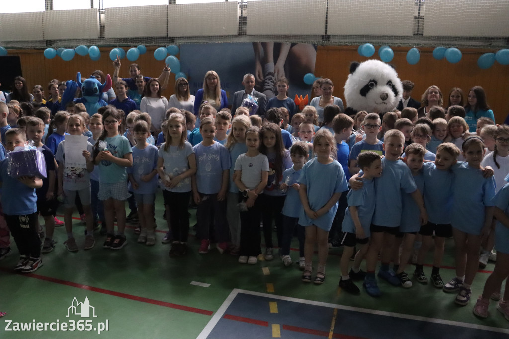 Fotorelacja II: Niebieskie Igrzyska zorganizowane przez SP4 w Zawierciu