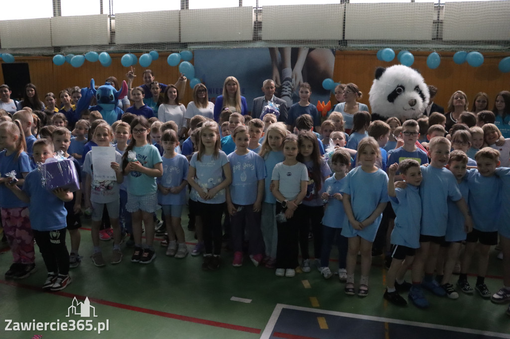 Fotorelacja II: Niebieskie Igrzyska zorganizowane przez SP4 w Zawierciu