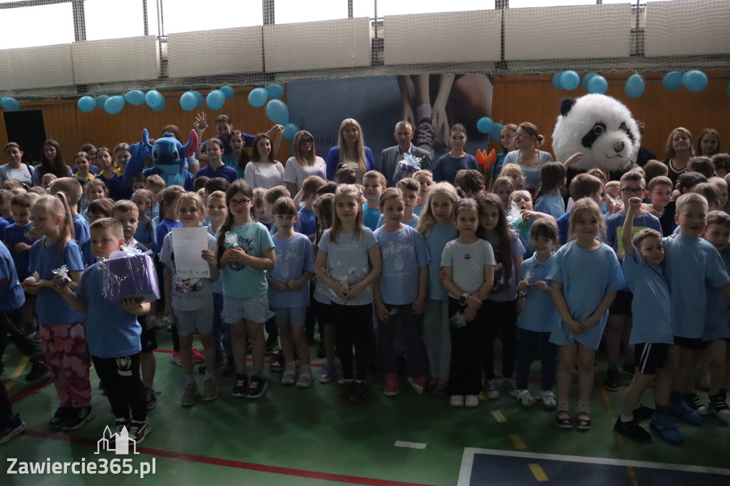Fotorelacja II: Niebieskie Igrzyska zorganizowane przez SP4 w Zawierciu