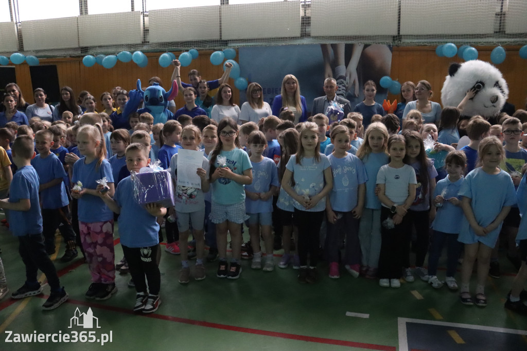 Fotorelacja II: Niebieskie Igrzyska zorganizowane przez SP4 w Zawierciu