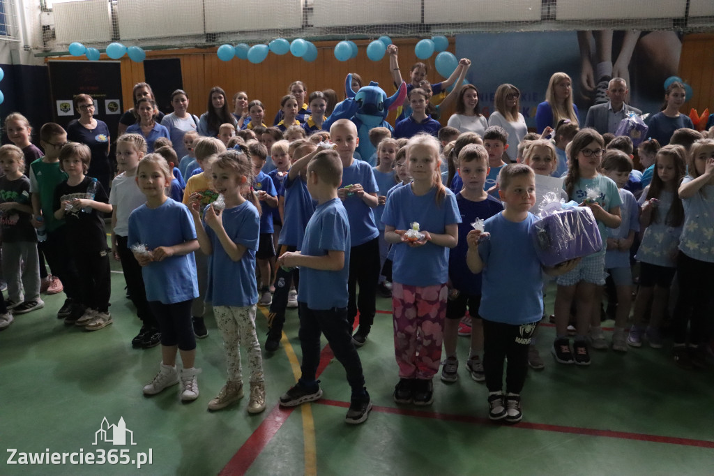 Fotorelacja II: Niebieskie Igrzyska zorganizowane przez SP4 w Zawierciu