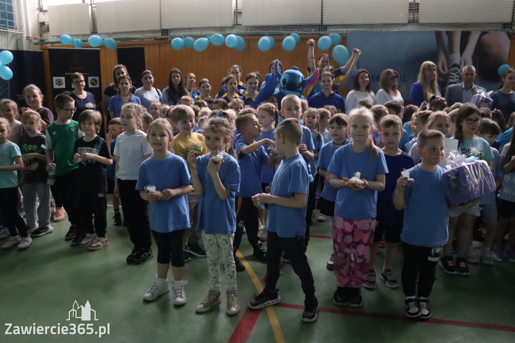 Fotorelacja II: Niebieskie Igrzyska zorganizowane przez SP4 w Zawierciu