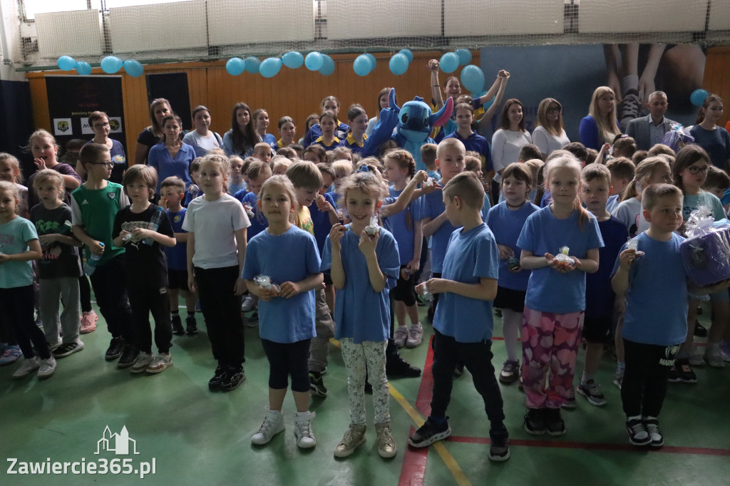 Fotorelacja II: Niebieskie Igrzyska zorganizowane przez SP4 w Zawierciu