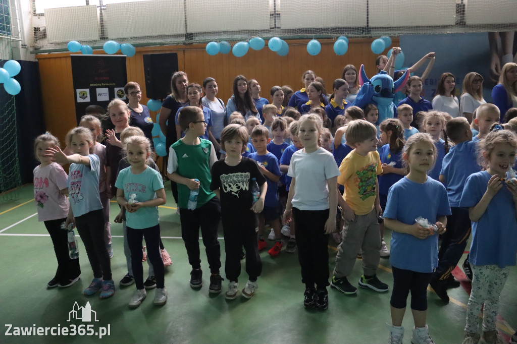 Fotorelacja II: Niebieskie Igrzyska zorganizowane przez SP4 w Zawierciu