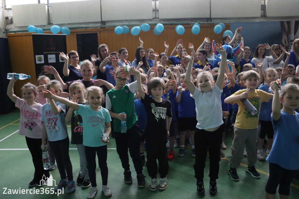 Fotorelacja II: Niebieskie Igrzyska zorganizowane przez SP4 w Zawierciu
