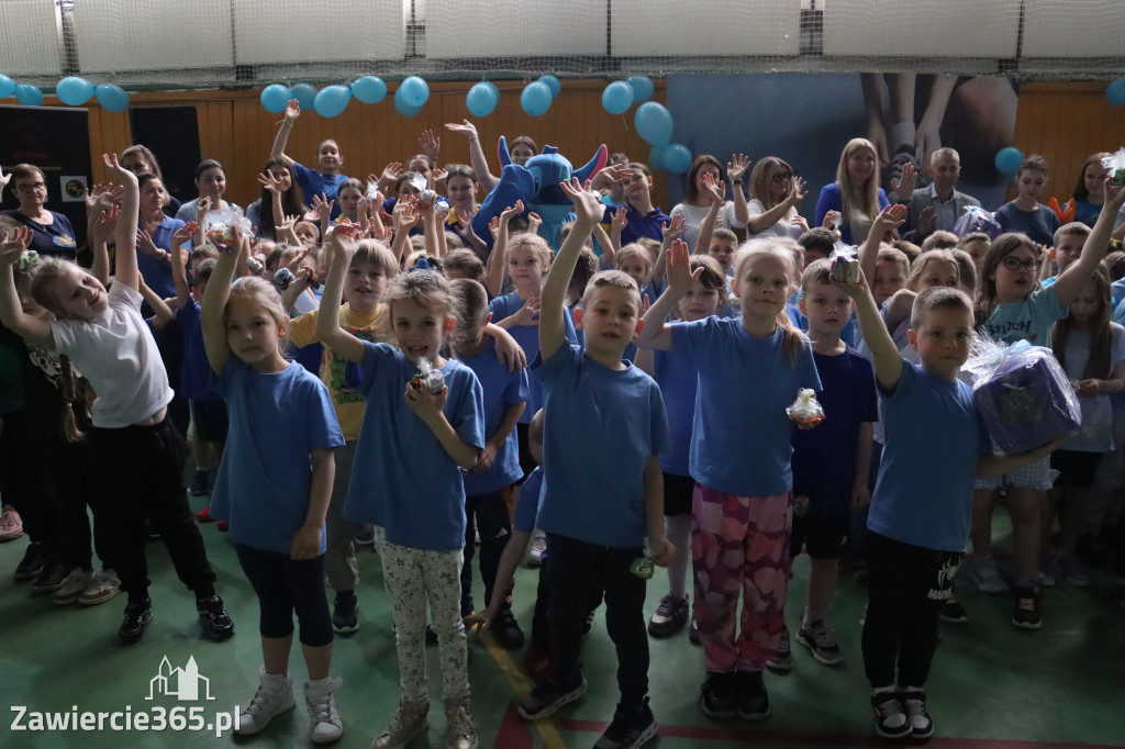 Fotorelacja II: Niebieskie Igrzyska zorganizowane przez SP4 w Zawierciu