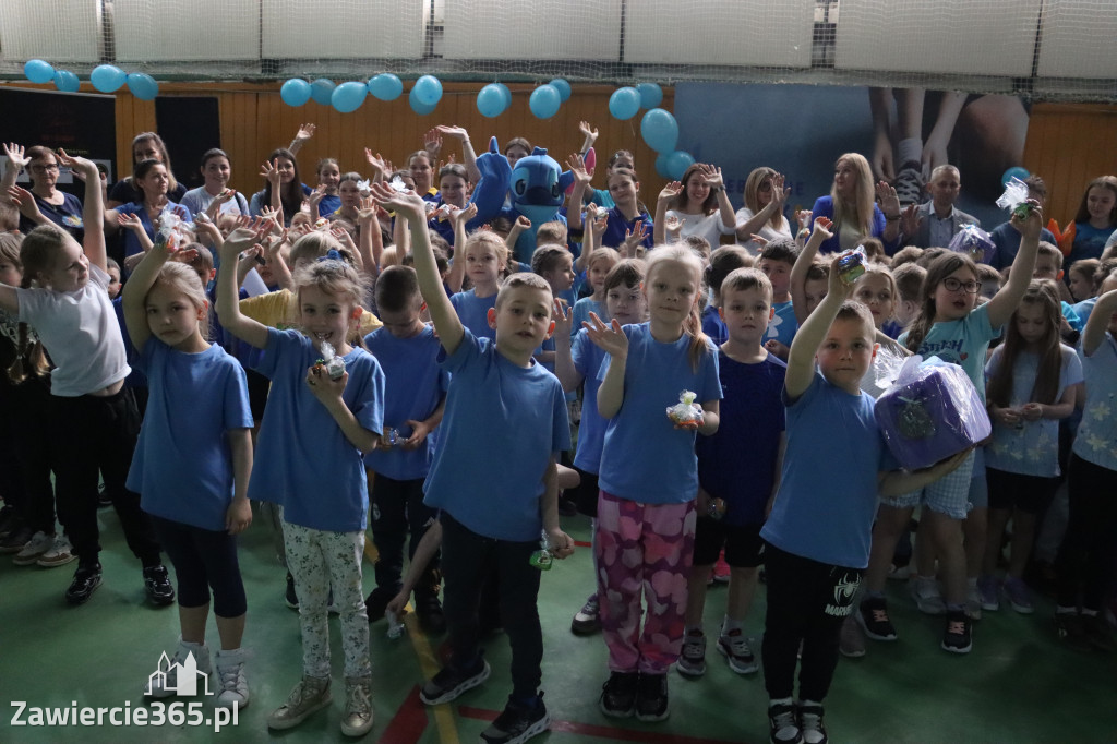 Fotorelacja II: Niebieskie Igrzyska zorganizowane przez SP4 w Zawierciu