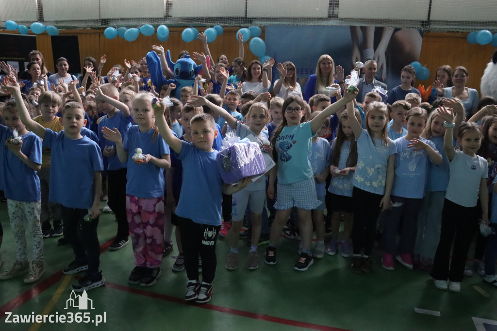 Fotorelacja II: Niebieskie Igrzyska zorganizowane przez SP4 w Zawierciu