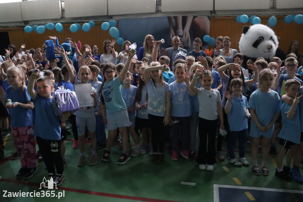 Fotorelacja II: Niebieskie Igrzyska zorganizowane przez SP4 w Zawierciu