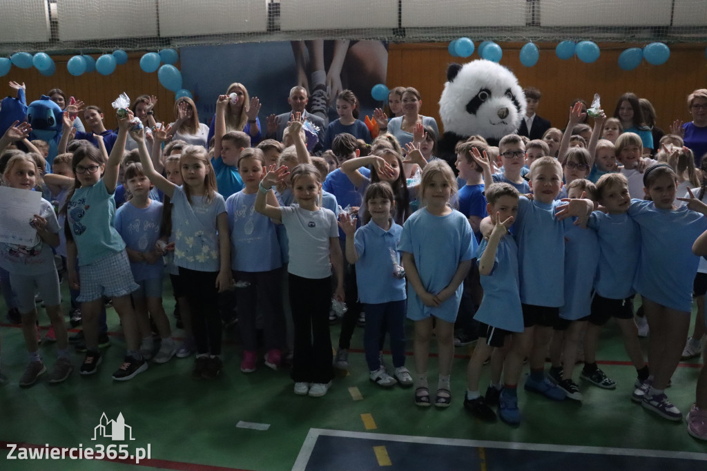 Fotorelacja II: Niebieskie Igrzyska zorganizowane przez SP4 w Zawierciu