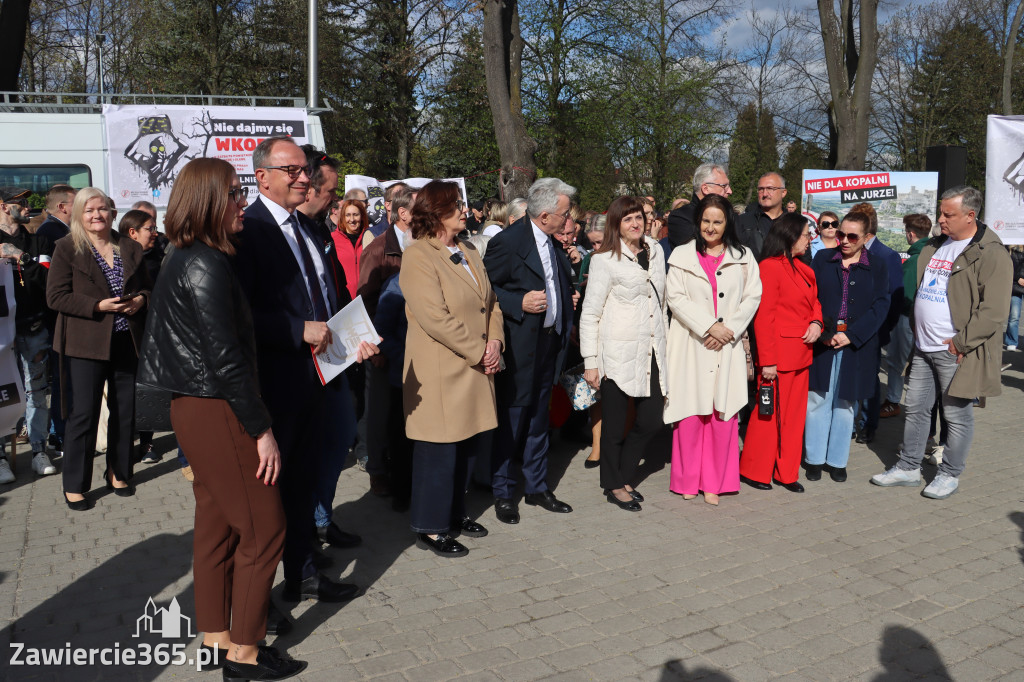 Fotorelacja: MISJA INTERWENCJA TVP3 Katowice w Zawierciu - NIE DLA KOPALNI