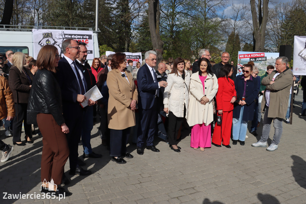 Fotorelacja: MISJA INTERWENCJA TVP3 Katowice w Zawierciu - NIE DLA KOPALNI