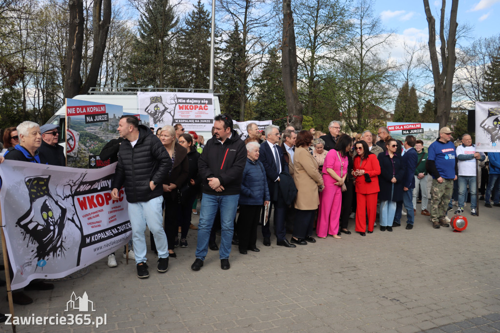 Fotorelacja: MISJA INTERWENCJA TVP3 Katowice w Zawierciu - NIE DLA KOPALNI