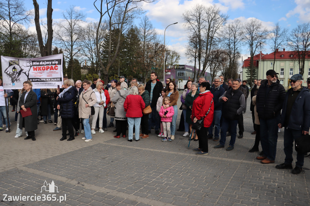 Fotorelacja: MISJA INTERWENCJA TVP3 Katowice w Zawierciu - NIE DLA KOPALNI