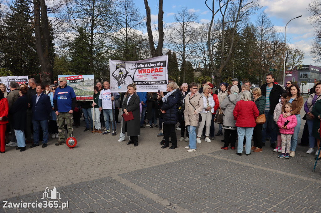 Fotorelacja: MISJA INTERWENCJA TVP3 Katowice w Zawierciu - NIE DLA KOPALNI
