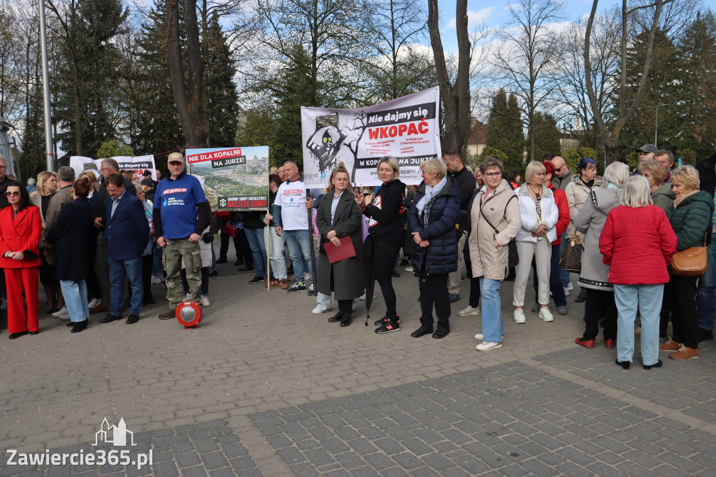 Fotorelacja: MISJA INTERWENCJA TVP3 Katowice w Zawierciu - NIE DLA KOPALNI