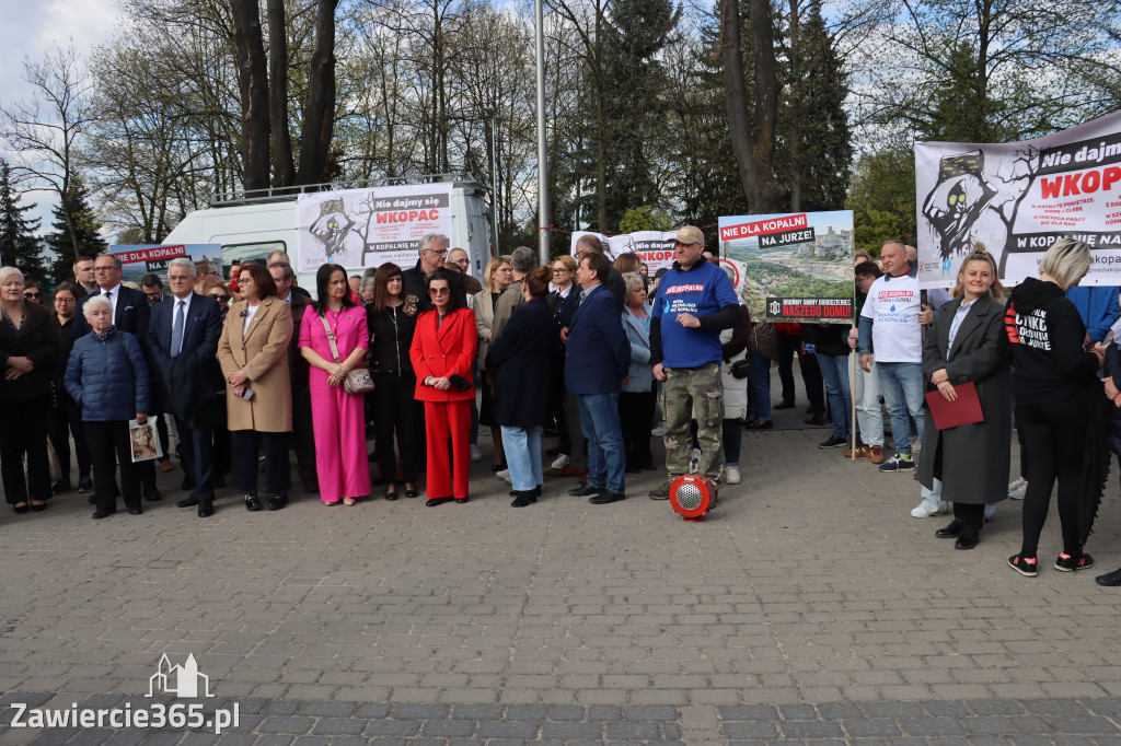 Fotorelacja: MISJA INTERWENCJA TVP3 Katowice w Zawierciu - NIE DLA KOPALNI