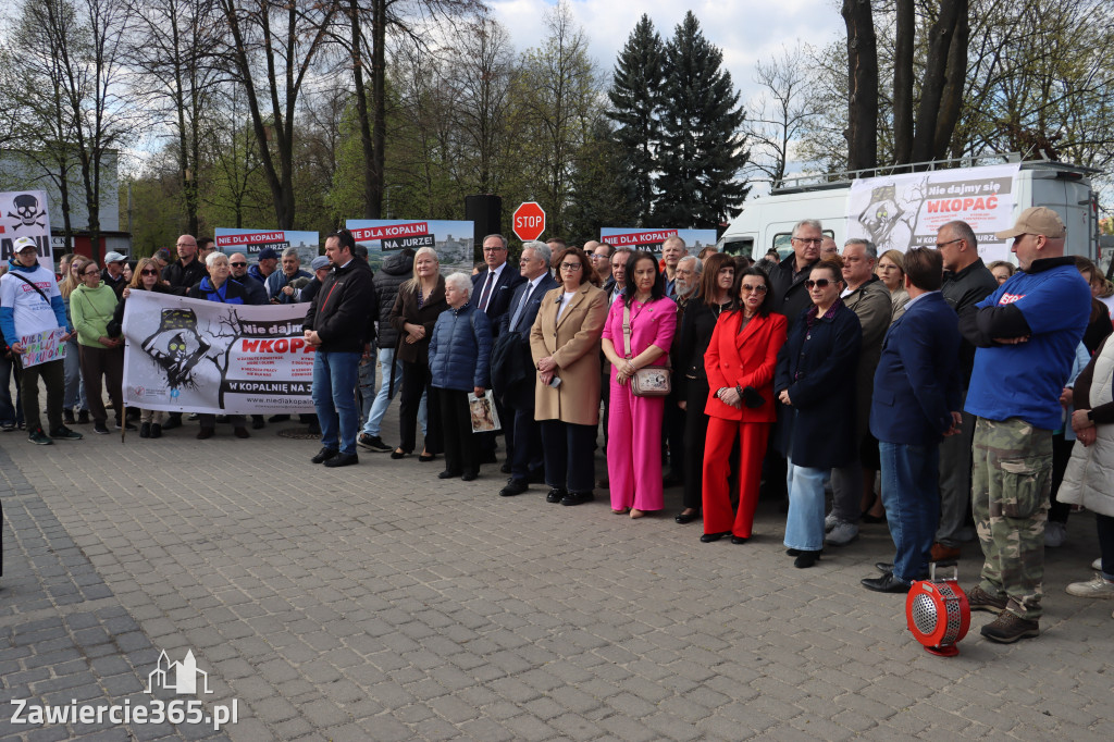 Fotorelacja: MISJA INTERWENCJA TVP3 Katowice w Zawierciu - NIE DLA KOPALNI