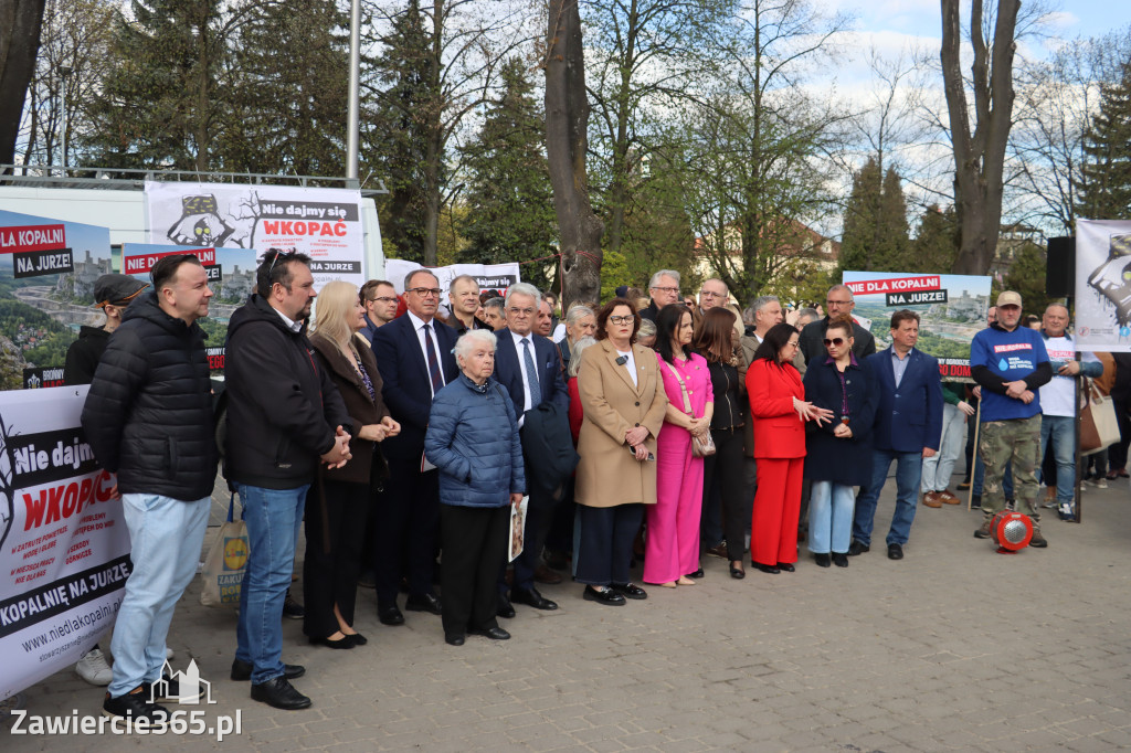 Fotorelacja: MISJA INTERWENCJA TVP3 Katowice w Zawierciu - NIE DLA KOPALNI