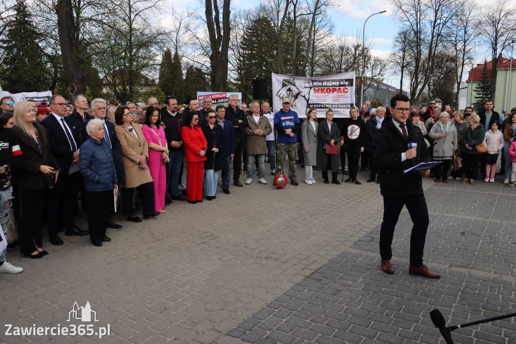 Fotorelacja: MISJA INTERWENCJA TVP3 Katowice w Zawierciu - NIE DLA KOPALNI