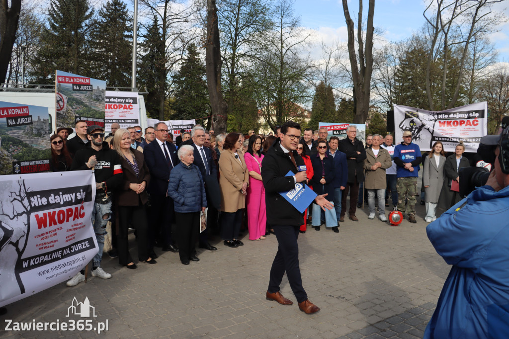 Fotorelacja: MISJA INTERWENCJA TVP3 Katowice w Zawierciu - NIE DLA KOPALNI