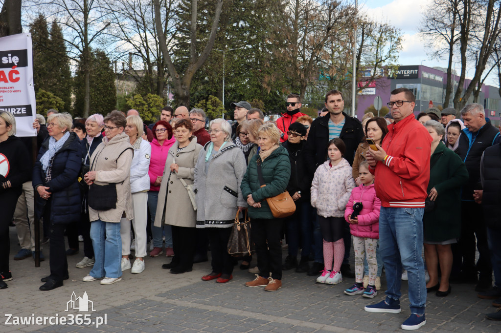 Fotorelacja: MISJA INTERWENCJA TVP3 Katowice w Zawierciu - NIE DLA KOPALNI