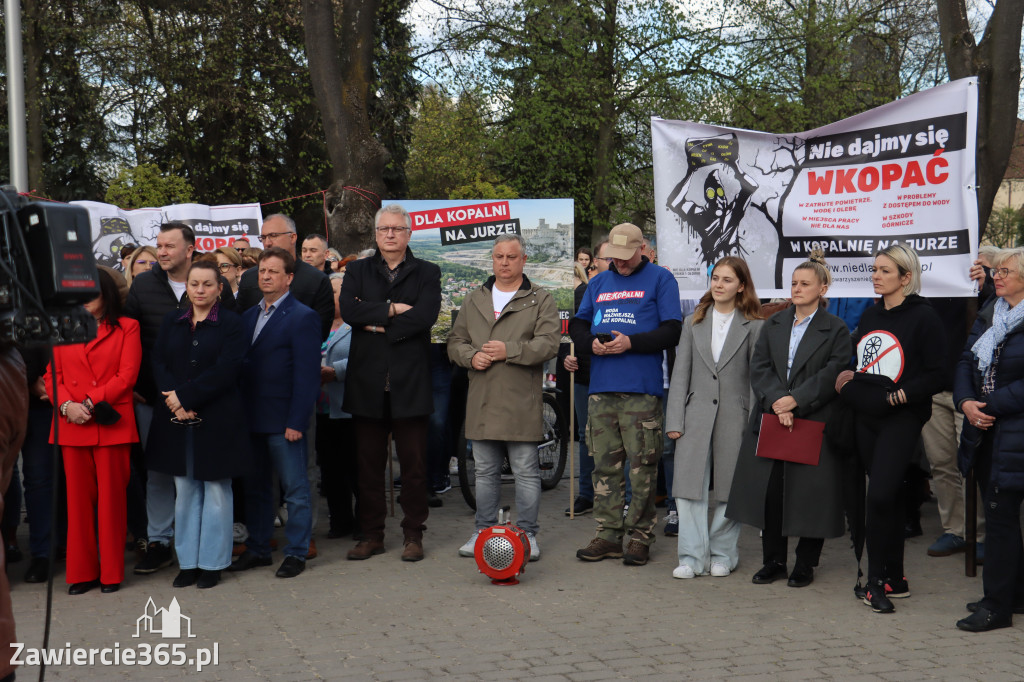 Fotorelacja: MISJA INTERWENCJA TVP3 Katowice w Zawierciu - NIE DLA KOPALNI