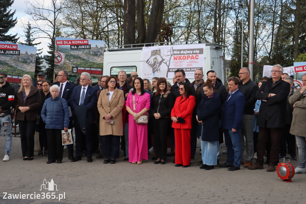 Fotorelacja: MISJA INTERWENCJA TVP3 Katowice w Zawierciu - NIE DLA KOPALNI