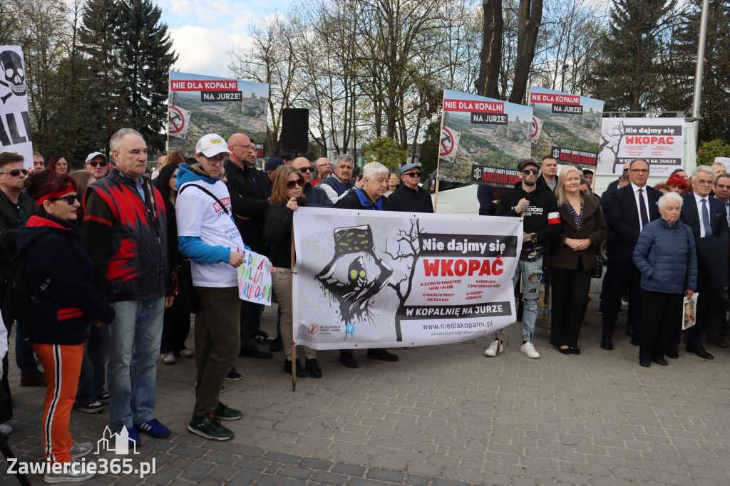 Fotorelacja: MISJA INTERWENCJA TVP3 Katowice w Zawierciu - NIE DLA KOPALNI