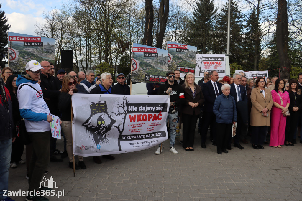 Fotorelacja: MISJA INTERWENCJA TVP3 Katowice w Zawierciu - NIE DLA KOPALNI