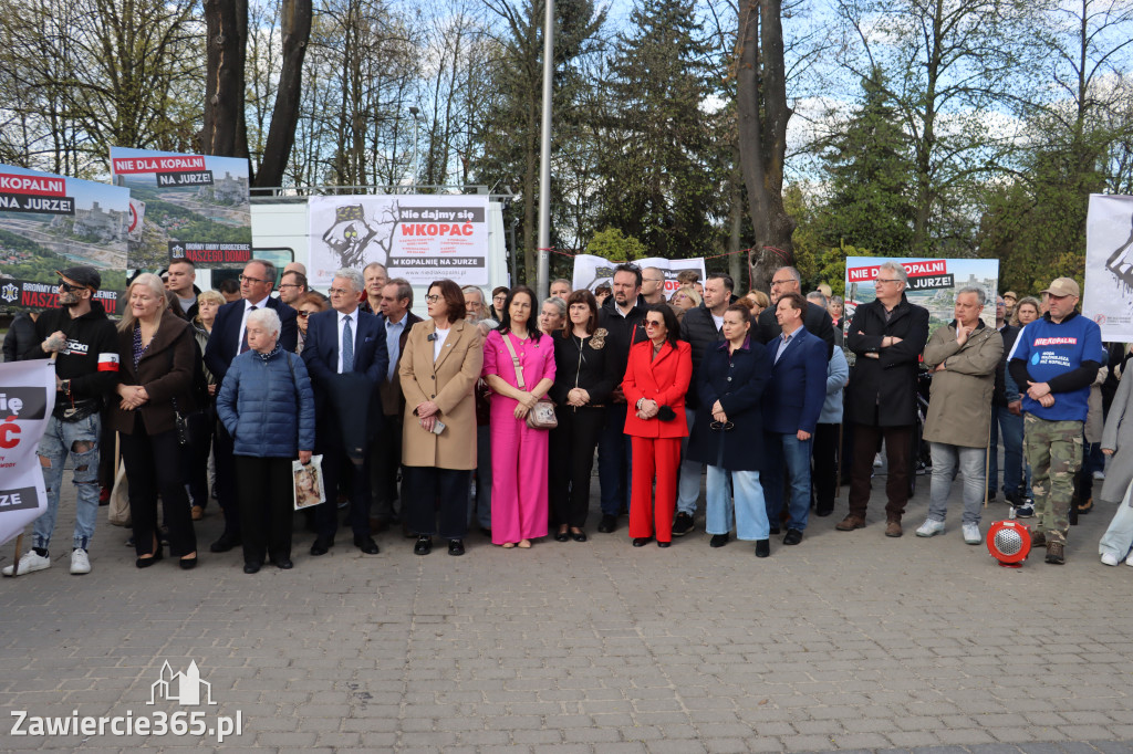 Fotorelacja: MISJA INTERWENCJA TVP3 Katowice w Zawierciu - NIE DLA KOPALNI