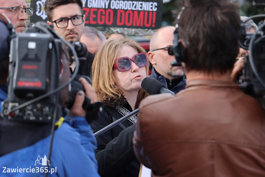 Fotorelacja: MISJA INTERWENCJA TVP3 Katowice w Zawierciu - NIE DLA KOPALNI