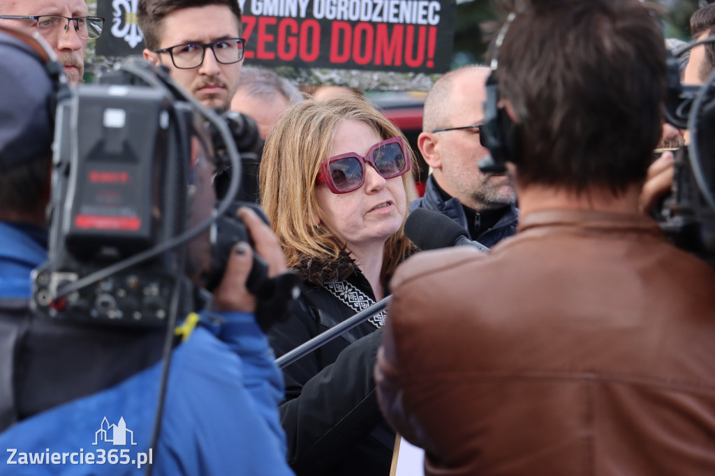 Fotorelacja: MISJA INTERWENCJA TVP3 Katowice w Zawierciu - NIE DLA KOPALNI